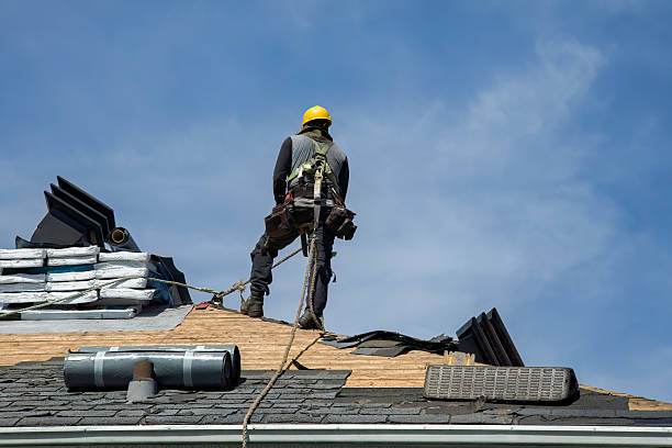 Professional Roofing technician working in White Haven, PA